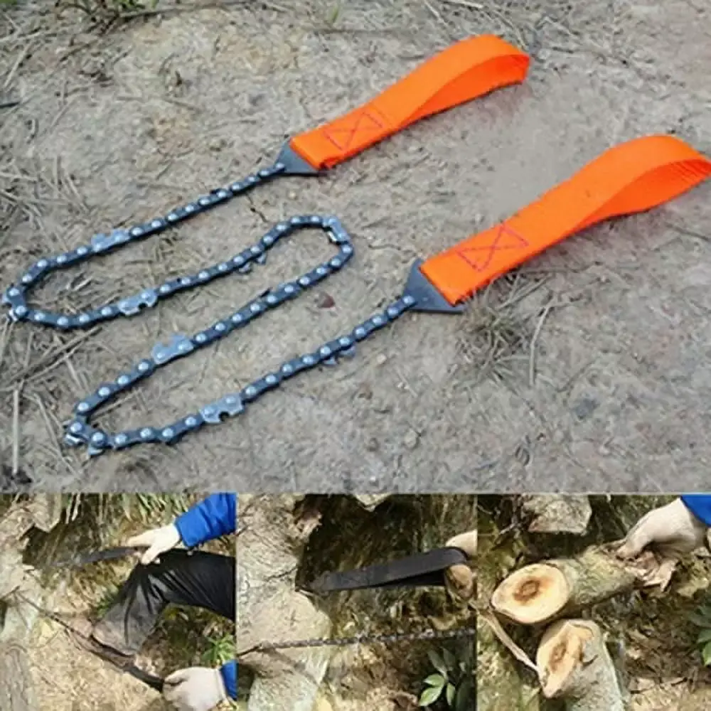 Fairnull Survival Chain Saw Hand ChainSaw Emergency Pocket Gear Chic Camping Tool Outdoor Adventures