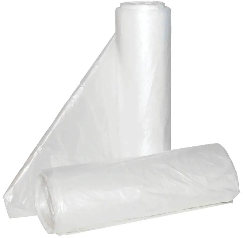 ALUF Plastics Hi-Lene Series HCR-404816C Anti-Microbial Coreless Can Liner, 45 gal, HDPE, Lucid