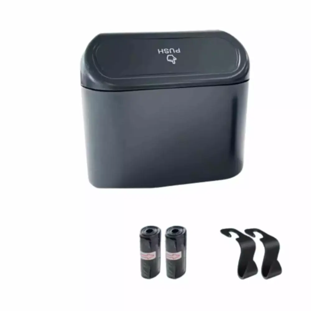 PHIGZNT Car Garbage Can Plastic Trash Bag Bin Vehicle Back Seat Office Study Room