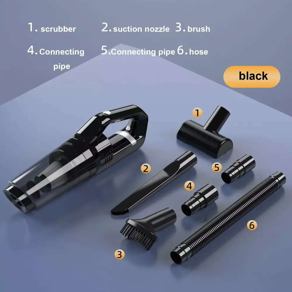 Hglyxoae Wireless Small Car Blower Lights High Power Cordless Vacuum Cleaner