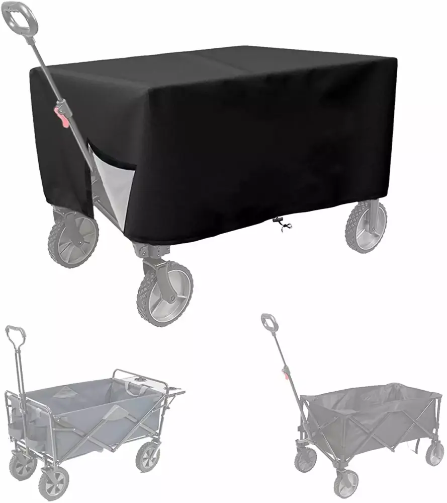420D Oxford Cloth Waterproof Cover Folding Garden Wagon Utility Cart