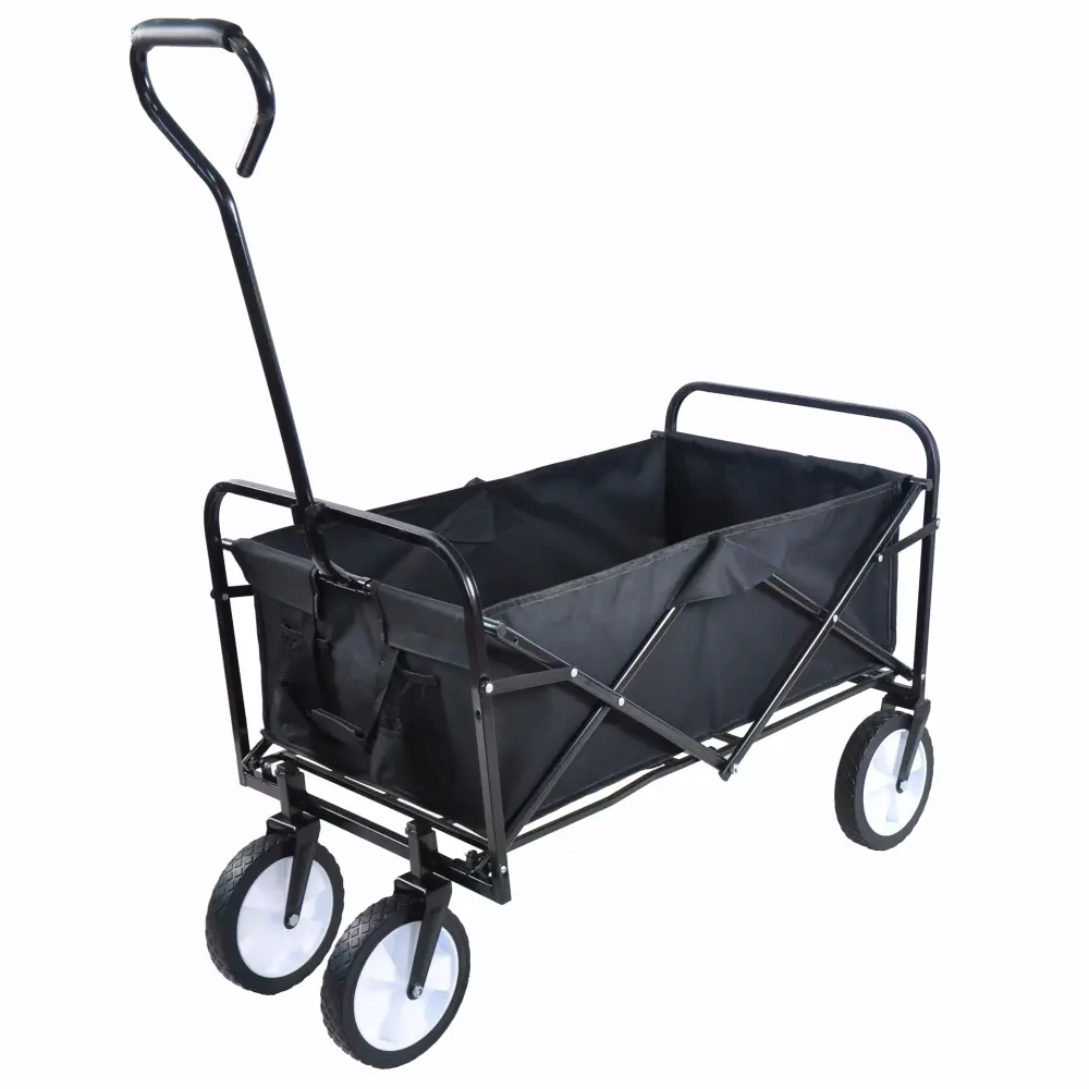 NBXPOW Folding Wagon Travel-friendly Garden Shopping Beach Cart