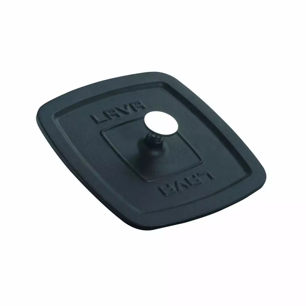 Lava Enameled Cast Iron Grill Press 8 inch-Square Lava Cast Iron