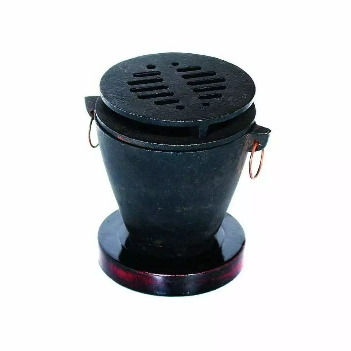 Update International HG-35-CI Cast Iron Hibachi Grill Set - Traditional Japanese BBQ