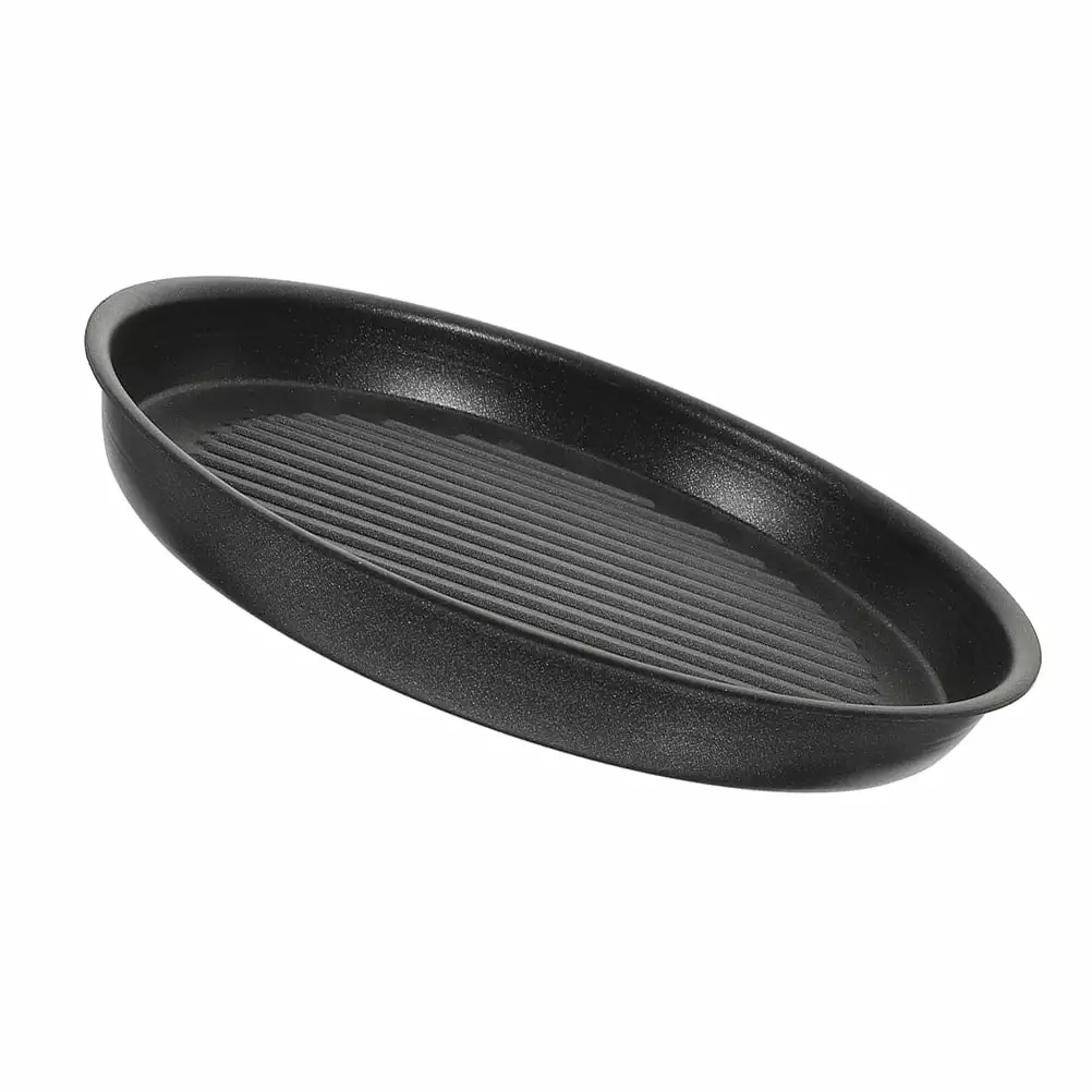 Travel-friendly Bbq Outdoor Non Stick Frying Pan Cast Iron Charcoal Grill Carvao Serving Tray Round