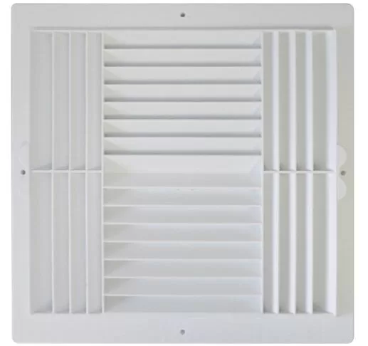 Deflect-O RGC1212 Plastic Ceiling Register 12 x 12 Inches Air Ventilation
