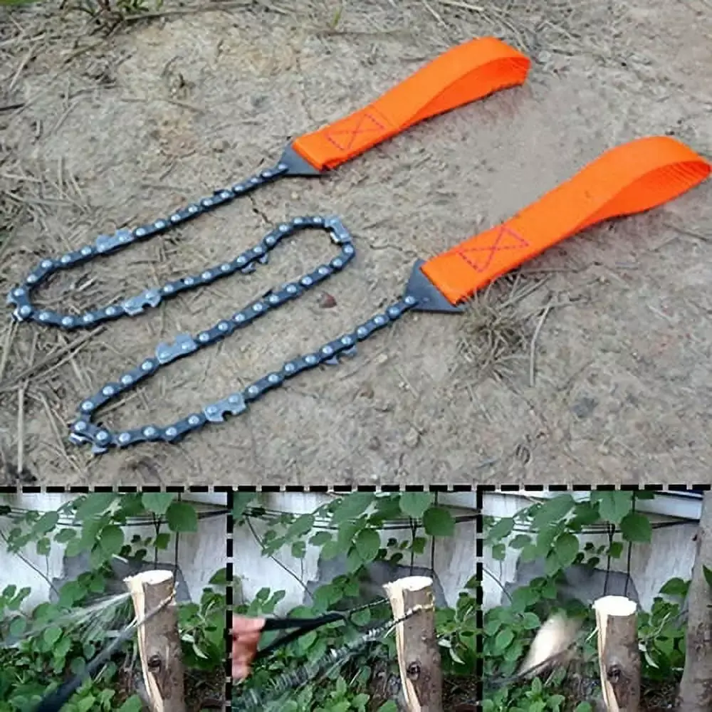 KUNyu Survival Chain Saw Hand Chainsaw Emergency Pocket Gear Camping and Outdoor