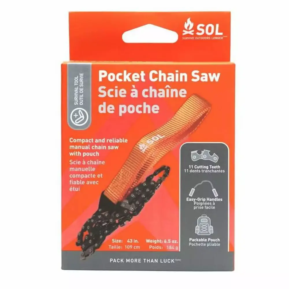 Sol 1133323 Pocket Chain Saw Compact and Portable Outdoor Use