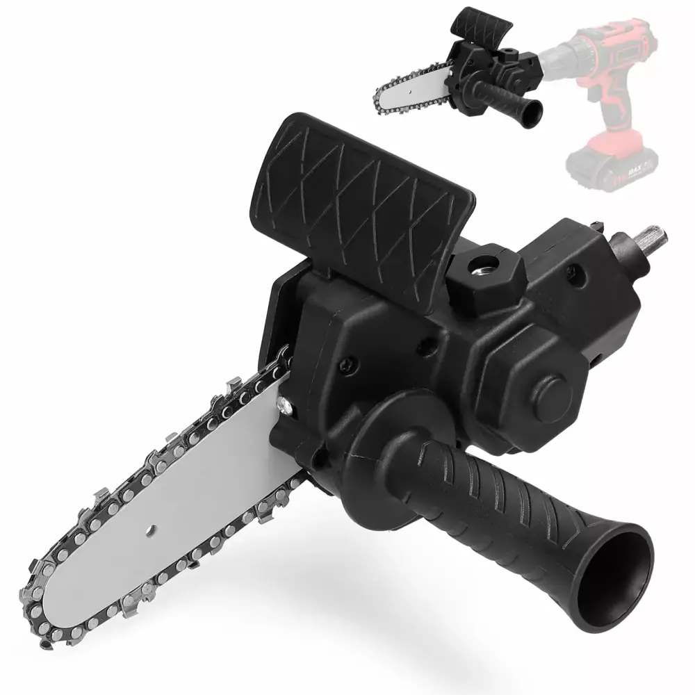 Geevorks 4 Inch Electric Chainsaw Tool Attachment - Woodworking Cutting Tool Set Practical Modification