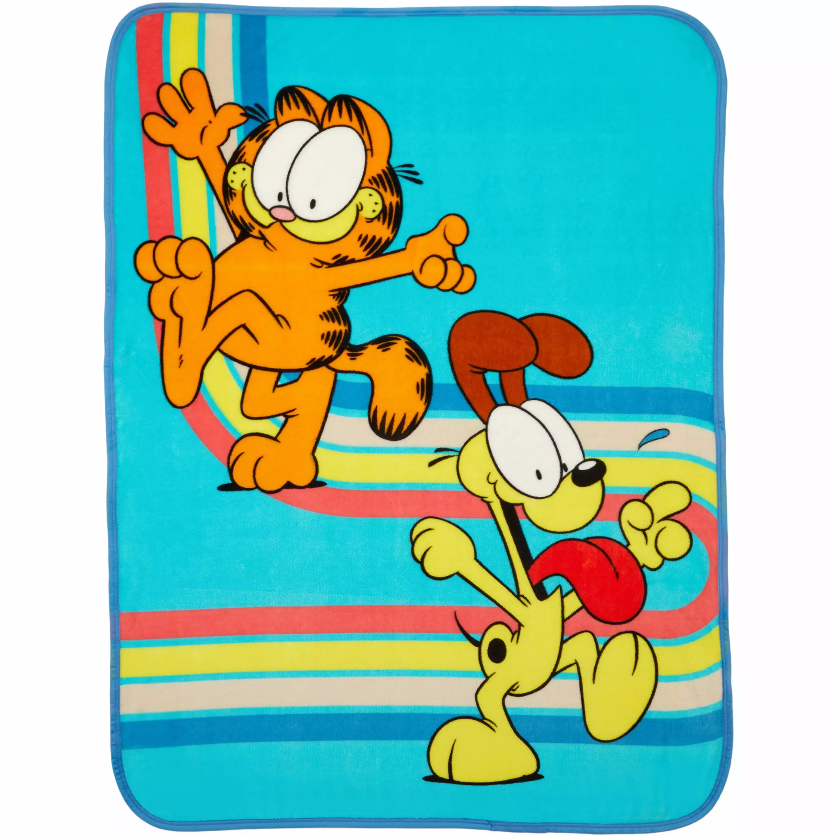 Garfield Kids Coral Fleece Throw Blanket - Nickelodeon Official 46 x 60 Inches