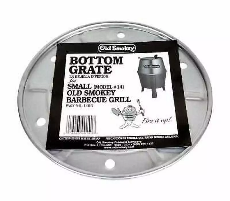 Old Smokey Aluminum Steel Bottom Charcoal Grate 13x13 Inches Charcoal Grills
