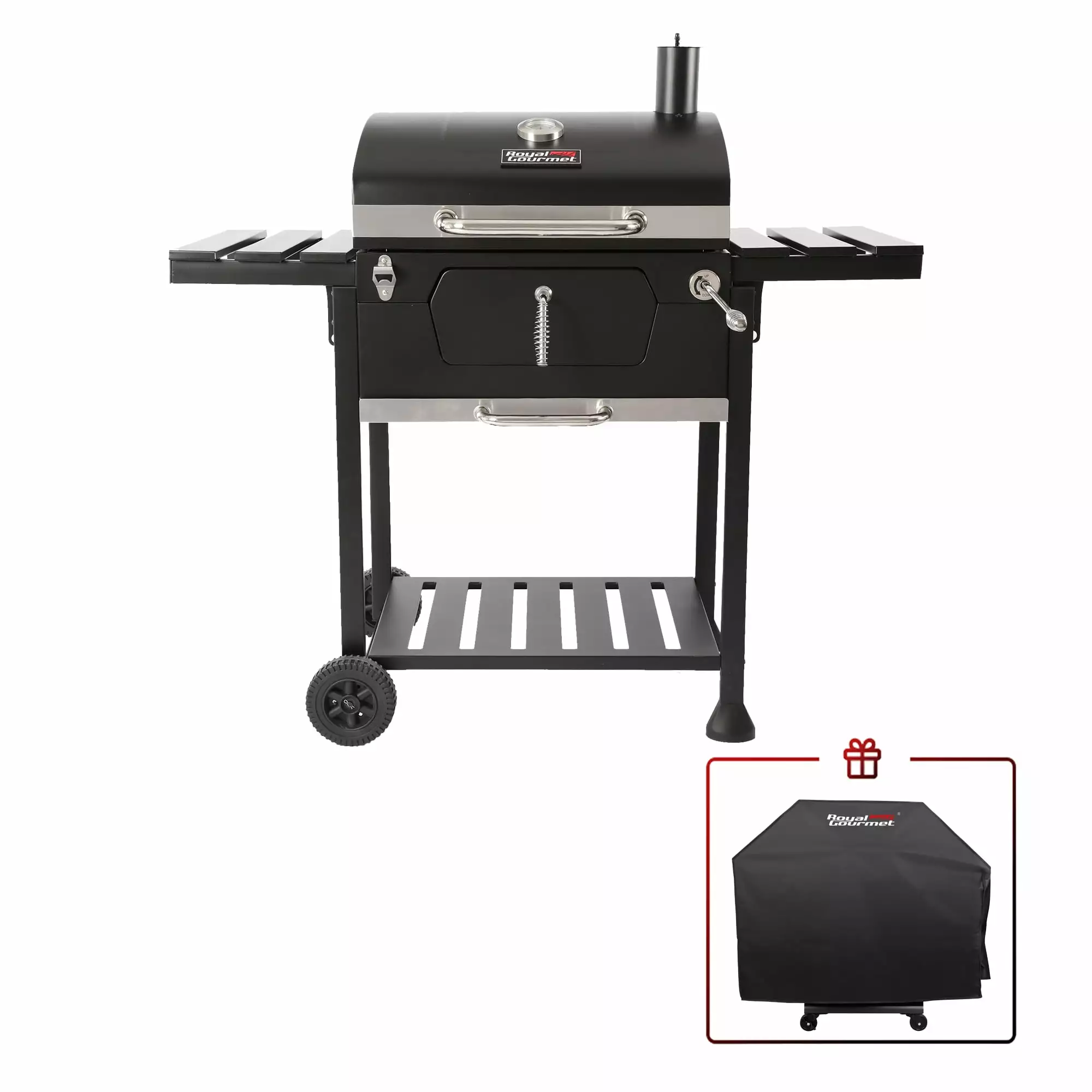 Royal Gourmet 24 Inch Charcoal BBQ Grill Cover Outdoor Cooking
