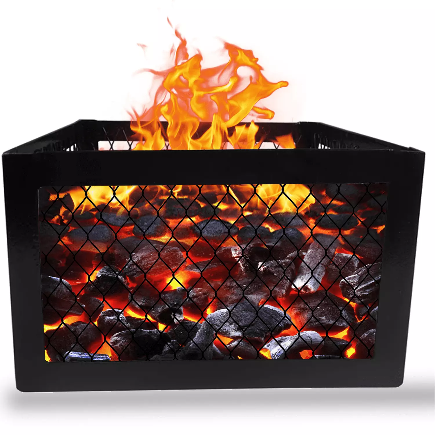 BBQ Smoker Wood Charcoal Fire Box Oklahoma Joe Longhorn Highland 12x12x7 Simond Store