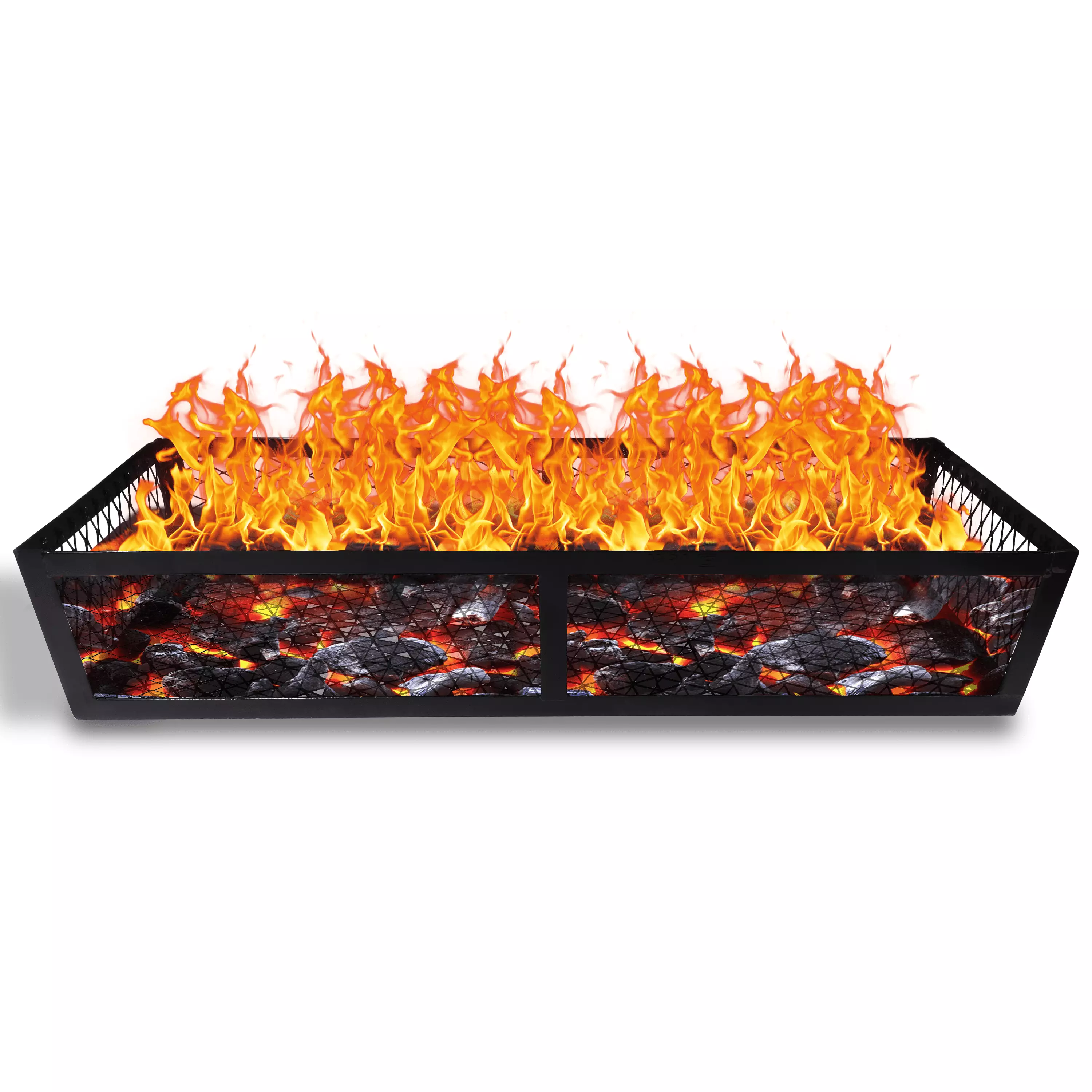 BBQ Smoker Wood Charcoal Fire Box Oklahoma Joe Longhorn Highland 25x12x5 Simond Store