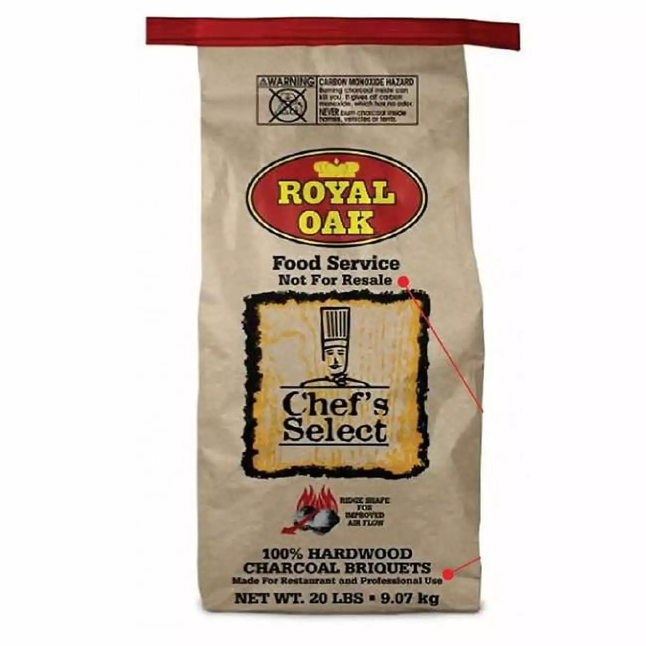 Royal Oak Chef's Select Charcoal Briquettes Restaurant and Professional Use Royal Oak Enterprises