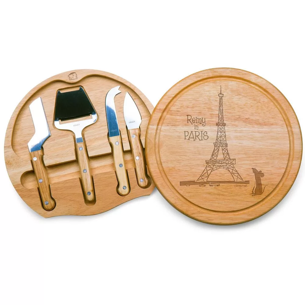 TOSCANA 10.2 Inch Ratatouille Circo Cheese Board and Tools Set Entertaining