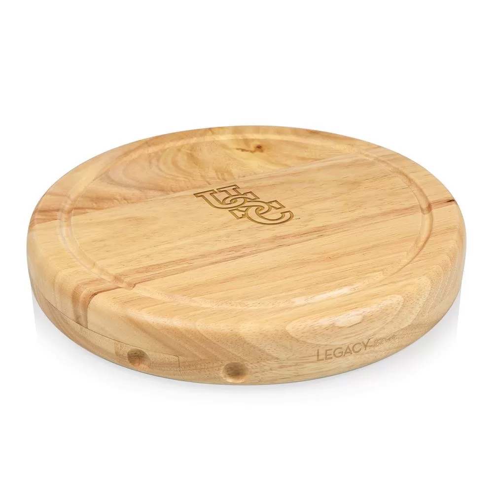 TOSCANA South Carolina Gamecocks Circo Wood Cheese Board Set Tools