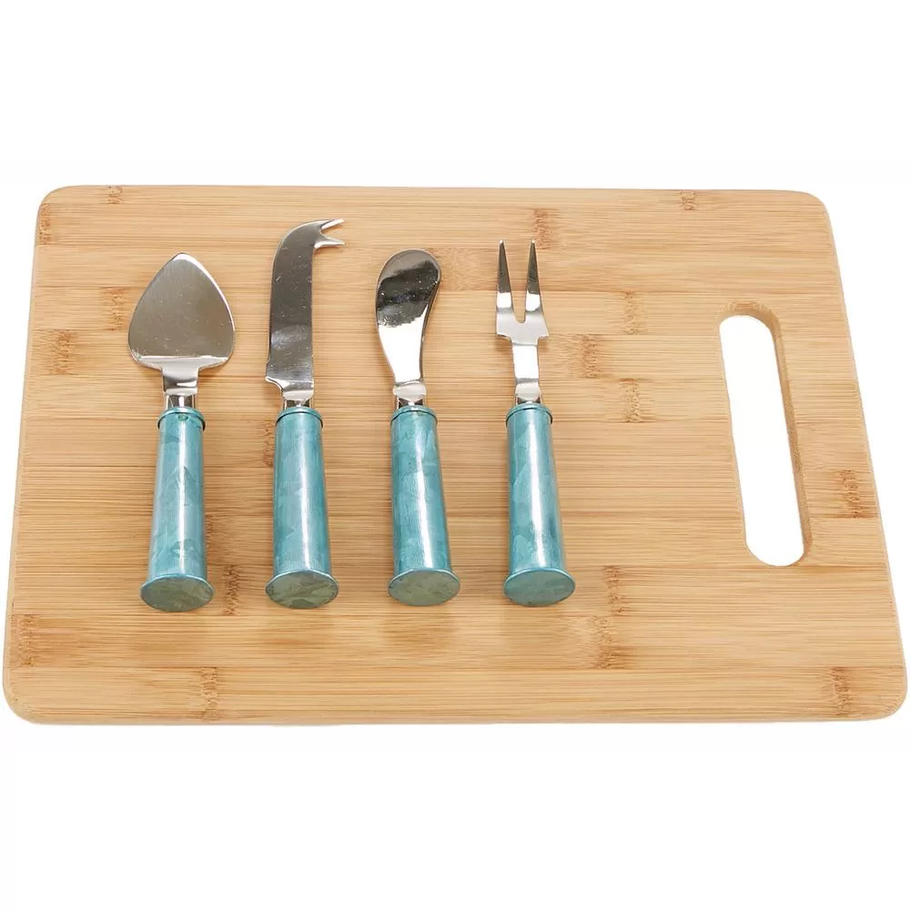 Mind Reader Cheese Knife 4 Piece Stainless Steel Cheese Utensil Set