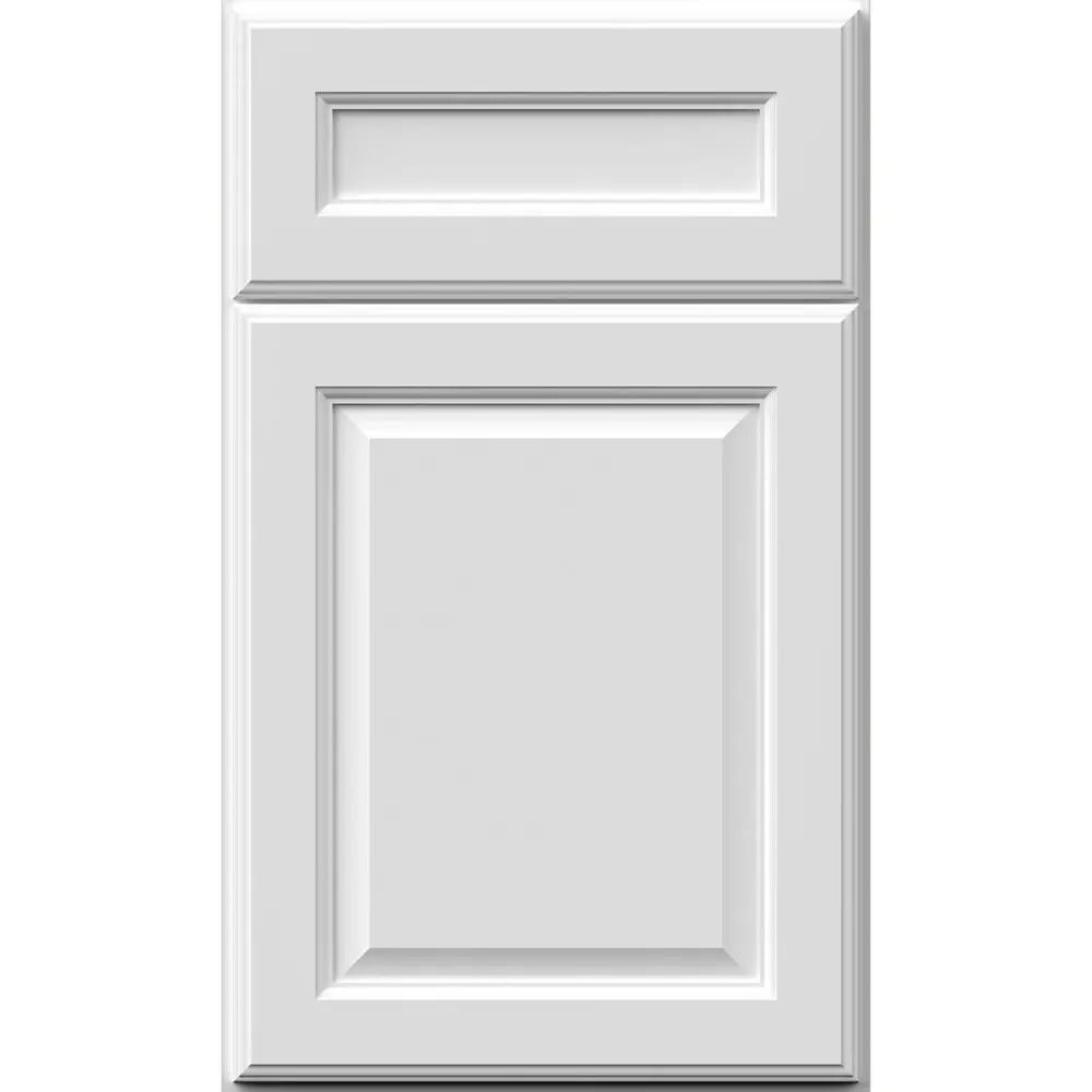 Fabuwood Value Premium Hallmark Frost Recessed Panel Chalk Door Sample