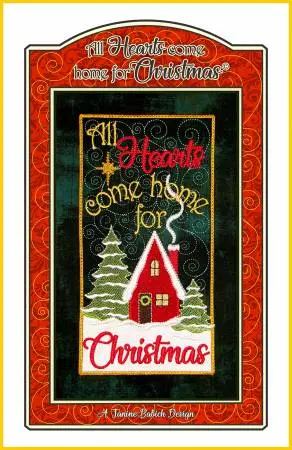 Janine Babich All Hearts Come Home Christmas Table Topper - Machine Embroidery