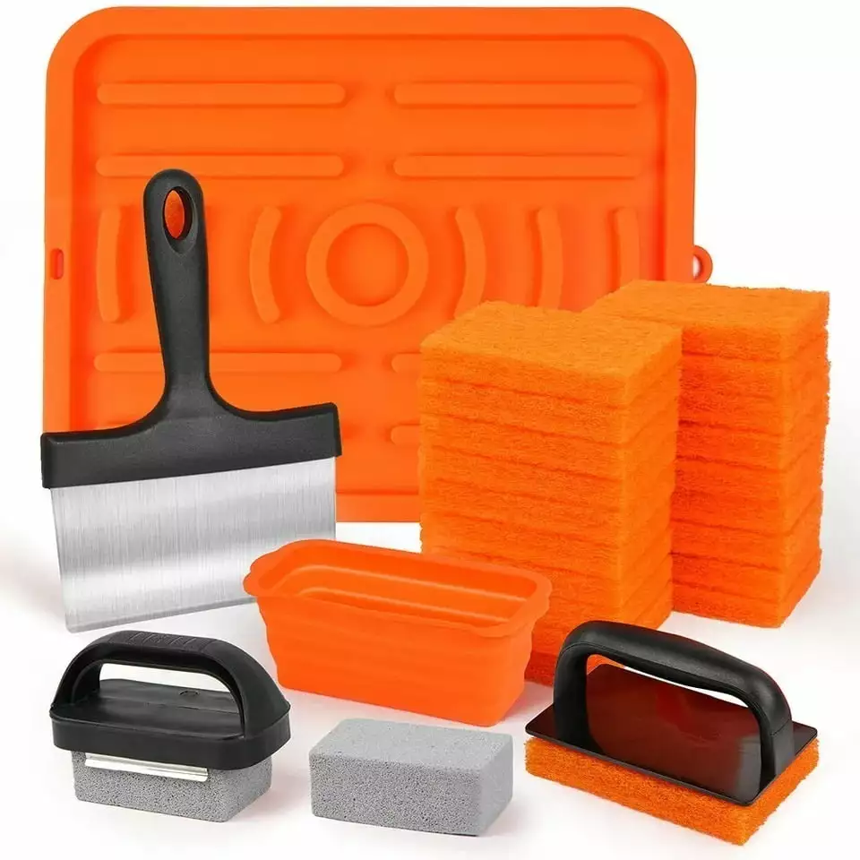 Blackstone Griddle Cleaning Kit Scraper Flat Top Grill Maintenance LotFancy