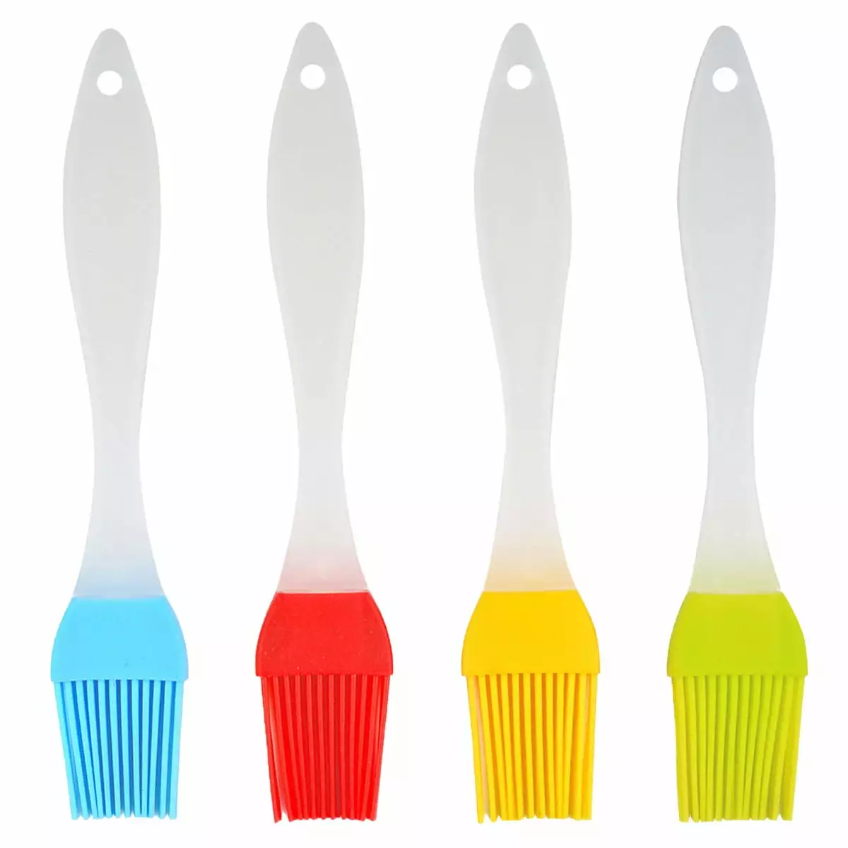 4 Silicone Grill Brushes 4-Color Frying Brushes Kitchen Charcoal Gas Electric Grill Cleaners Salelign