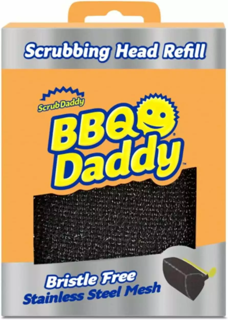 Scrub Daddy BBQ Daddy Grill Brush Head Refill - Bristle Free Scrubber
