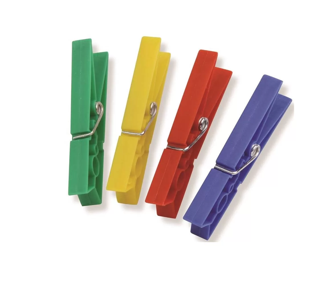 Honey-Can-Do Classic Plastic Clothespin Pack 50 Clothes Pins Drying