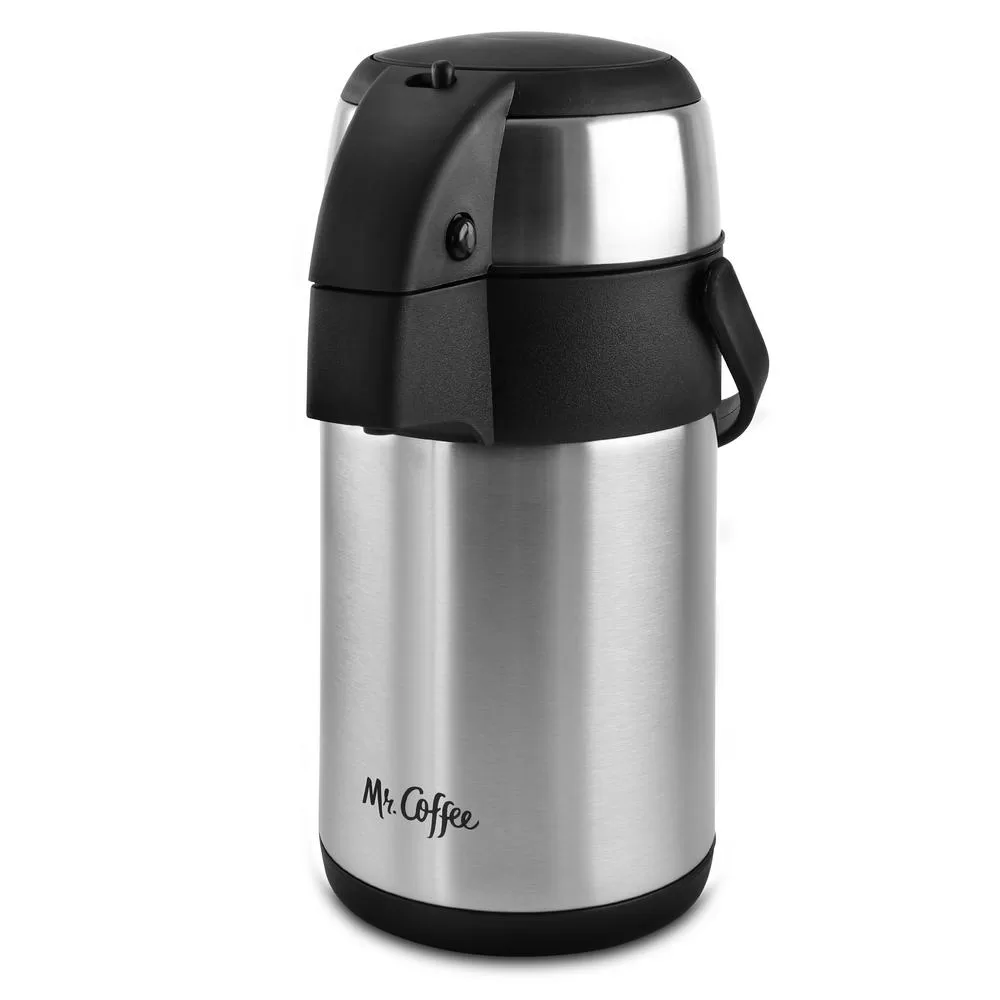 Mr Coffee Everflow 2.3 Quart Stainless Steel Pump Pot