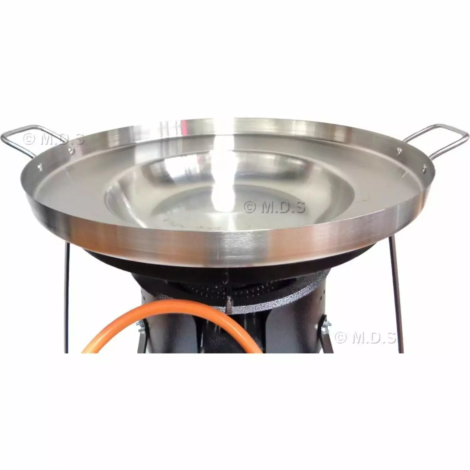 Comal Concave Stainless Steel 22 Set Propane Burner & Heavy Duty Stand - M. D. S. Cuisine Cookwares XiKe