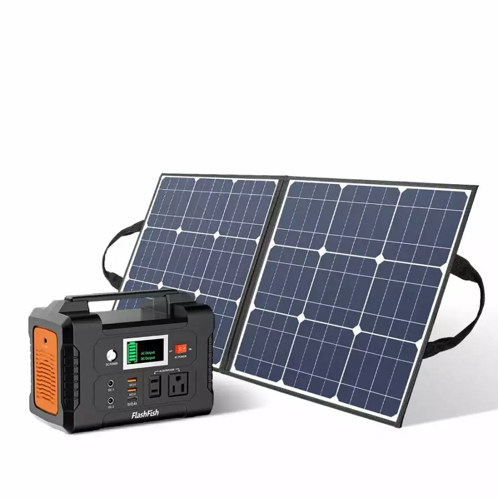 200W Power Station 40800mAh Solar Generator 50W Solar Panel Outdoor Charging