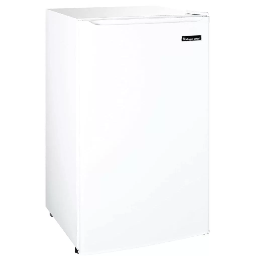 Magic Chef 3.5 Cu Ft Mini Refrigerator and Freezer White Certified Refurbished