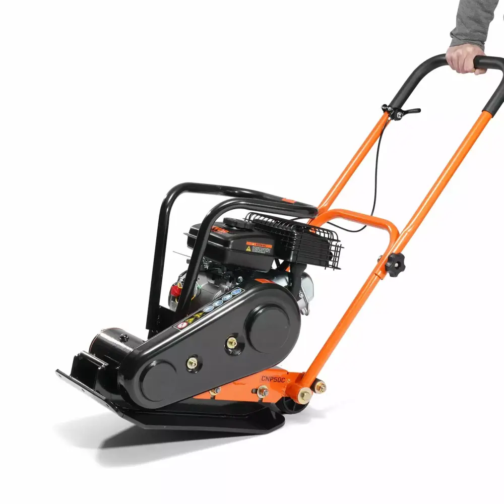 BENTISM Plate Compactor 2.8 HP Walk-Behind Rammer 78.5cc EPA Engine Soil Compaction 221