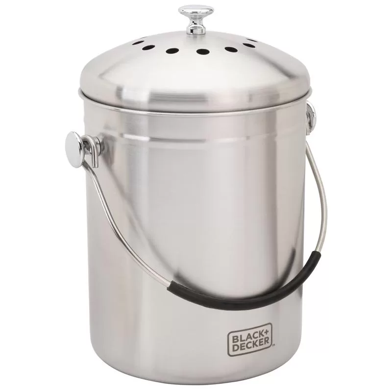 Black+Decker BDSTGAKT9702 166 Oz Compost Keeper Kitchen Waste