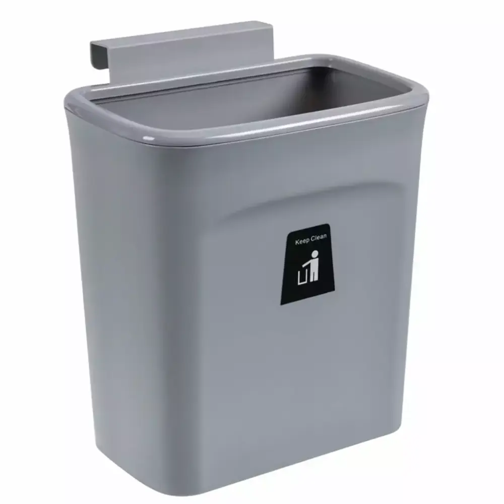 PHIGZNT Countertop Compost Bin Lid Hanging Small Trash Can Under Sink Kitchen Bathroom RV
