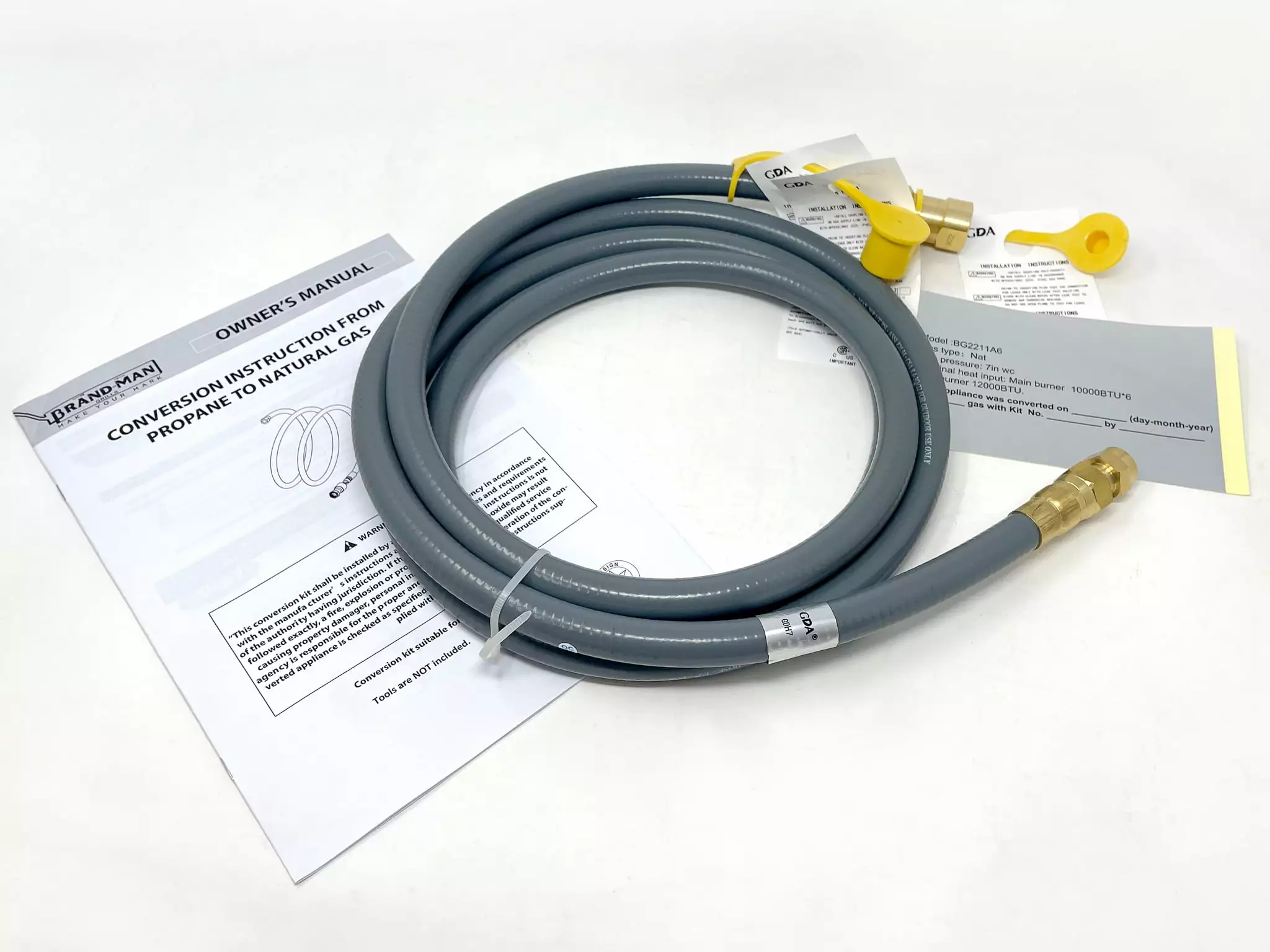 Natural Gas Conversion Kit Rustler2-3&4 Burner BBQ Grills Brand-Man Grills