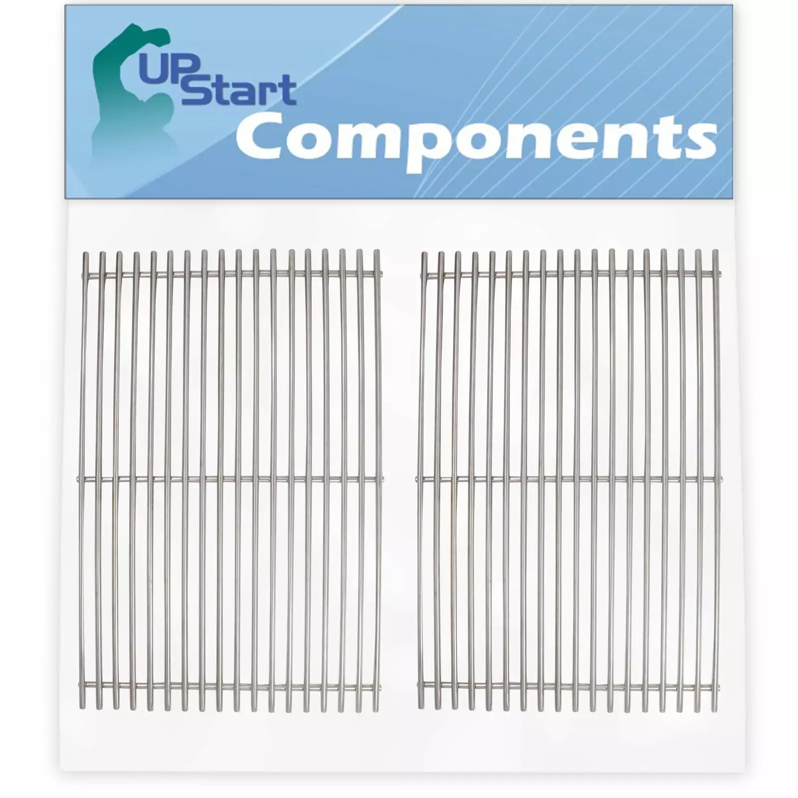 2-Pack BBQ Grill Cooking Grates Replacement Weber GENESIS EP-310 LP 2009 Model Synergistic Grid UpStart Components