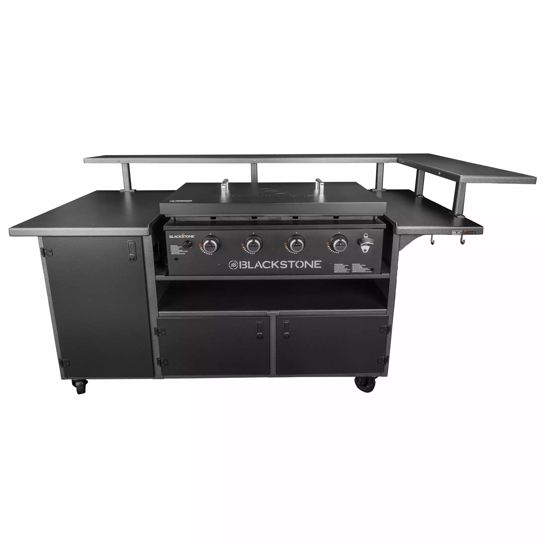 Blackstone 5-Person Chef's Table Drop- 36 Inch 4-Burner Griddle - Outdoor Cooking Station
