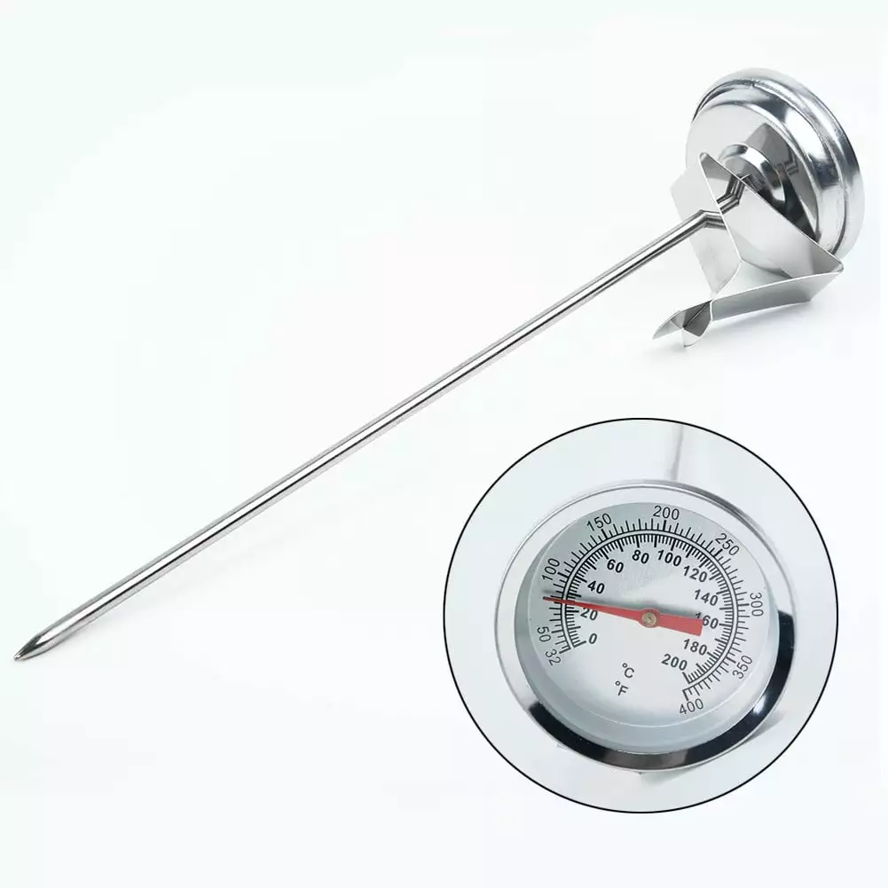 Stainless Steel Oven Grill Thermometer 200C Cooking BBQ Probe Food Meat Gauge Lanfini