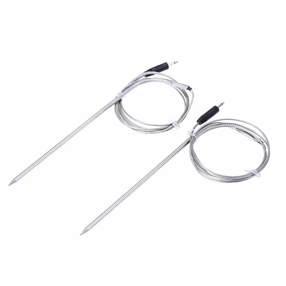 2PCS 39 Stainless Steel Meat Thermometer Probe BBQ Oven Cooking Grilling Okeba