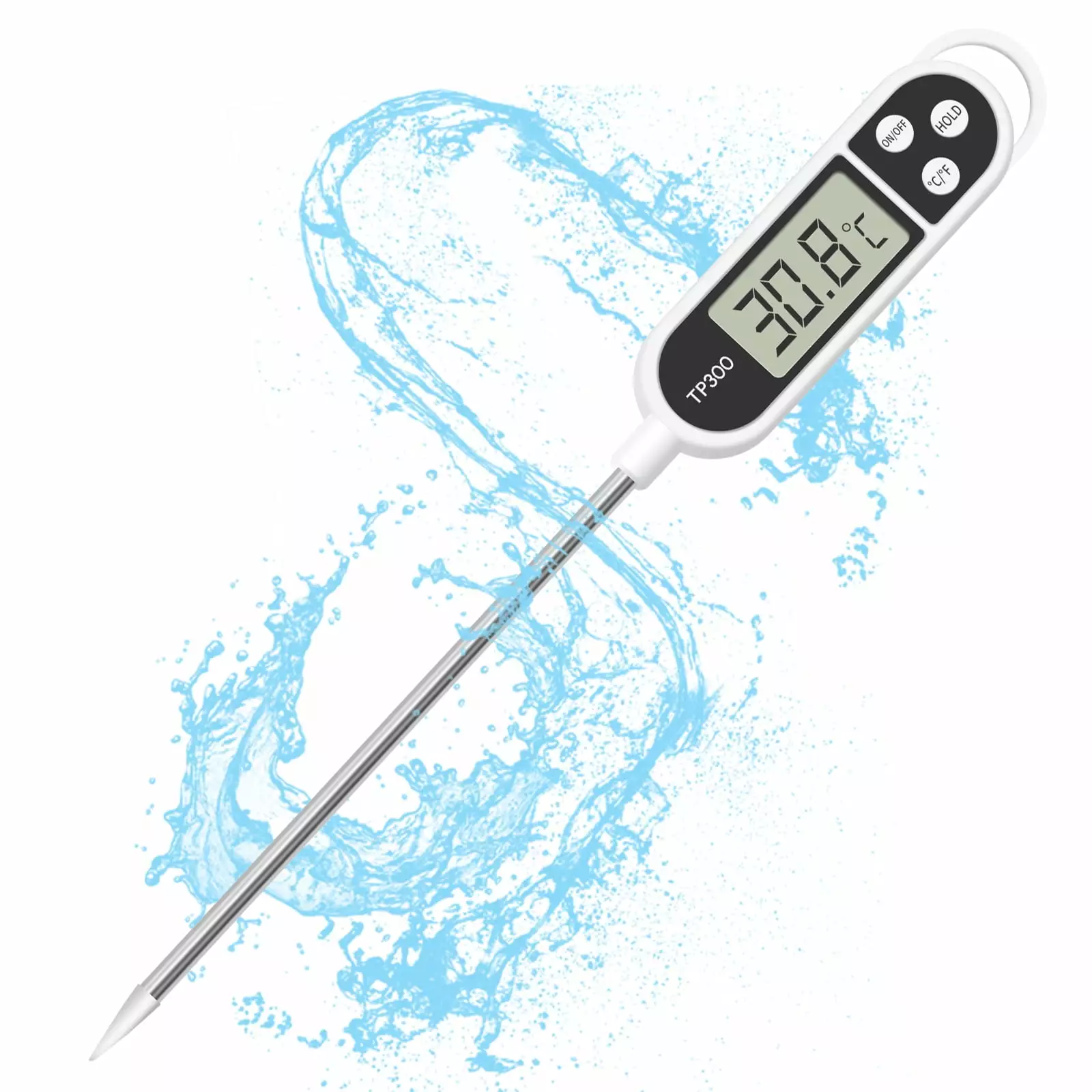 Digital Food Thermometer Probe Kitchen Barbecue Grill Thermometer LCD Display Cooking Grilling SupplyMeDirect