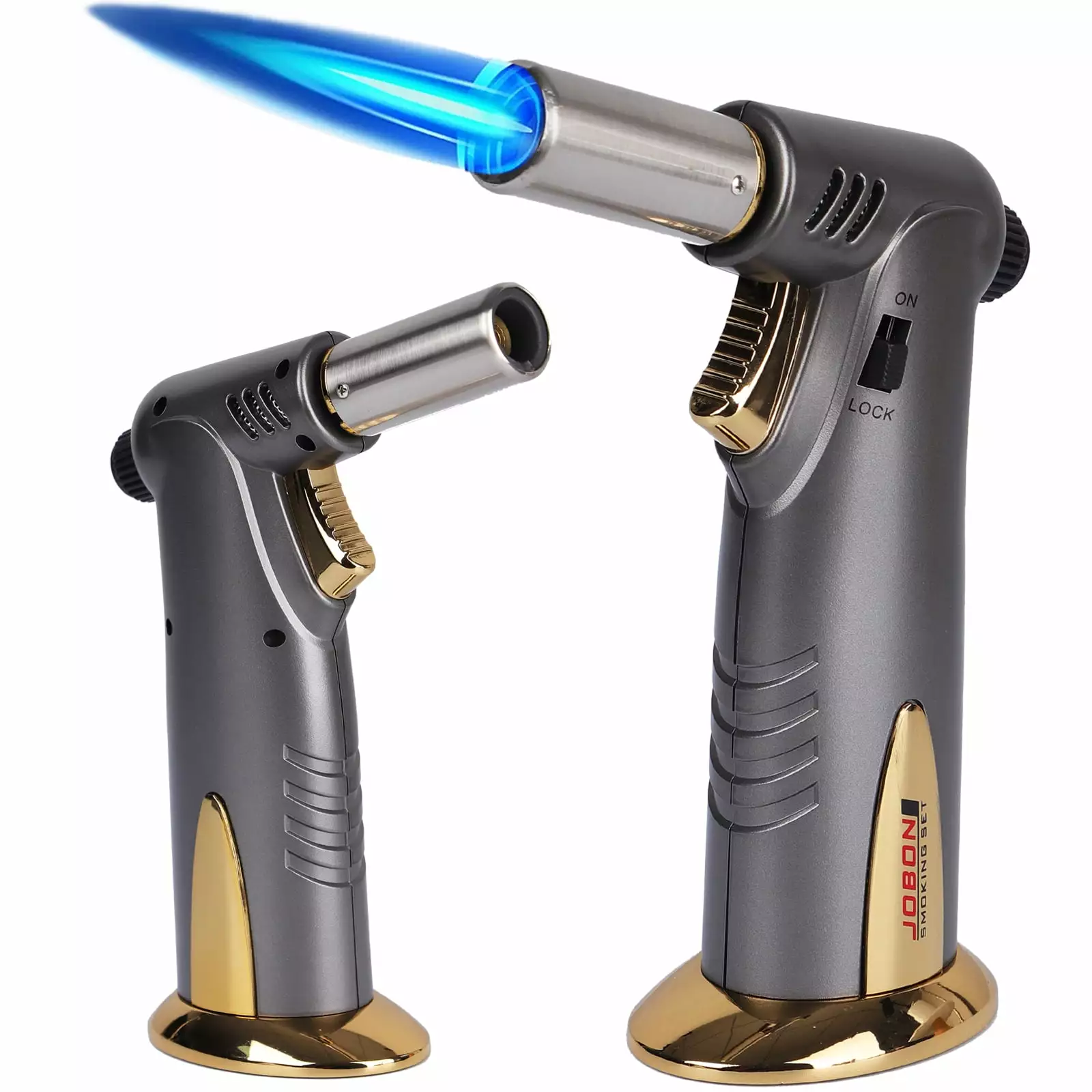 Butane Torch Lighter Adjustable Flame One Handed Blow Torch Cooking Creme Brulee BBQ Baking TIME C CLUB