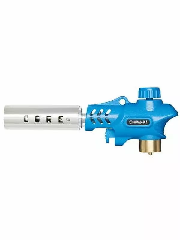 Whip-it Core Pro Torch 8.82 Inch Long-lasting Brass Powerful Jet Flame Adjustable Temperature Whip-It!