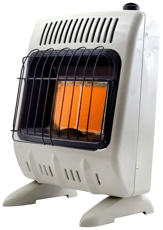 Mr. Heater F299811 Vent-Free Radiant Gas Heater, 11-1/4 W, 23 H, 10,000 Btu Heating, Genuine Gas