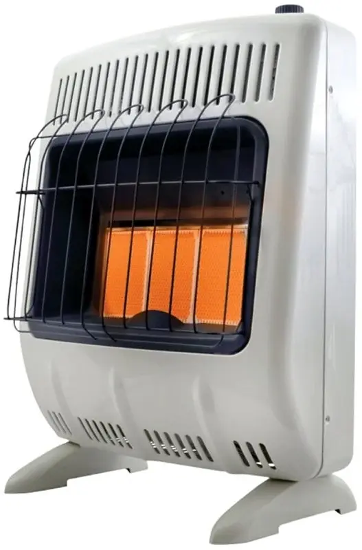 Mr. Heater F299821 Vent-Free Radiant Gas Heater, 11-1/4 W, 27 H, 20,000 Btu Heating, Genuine Gas