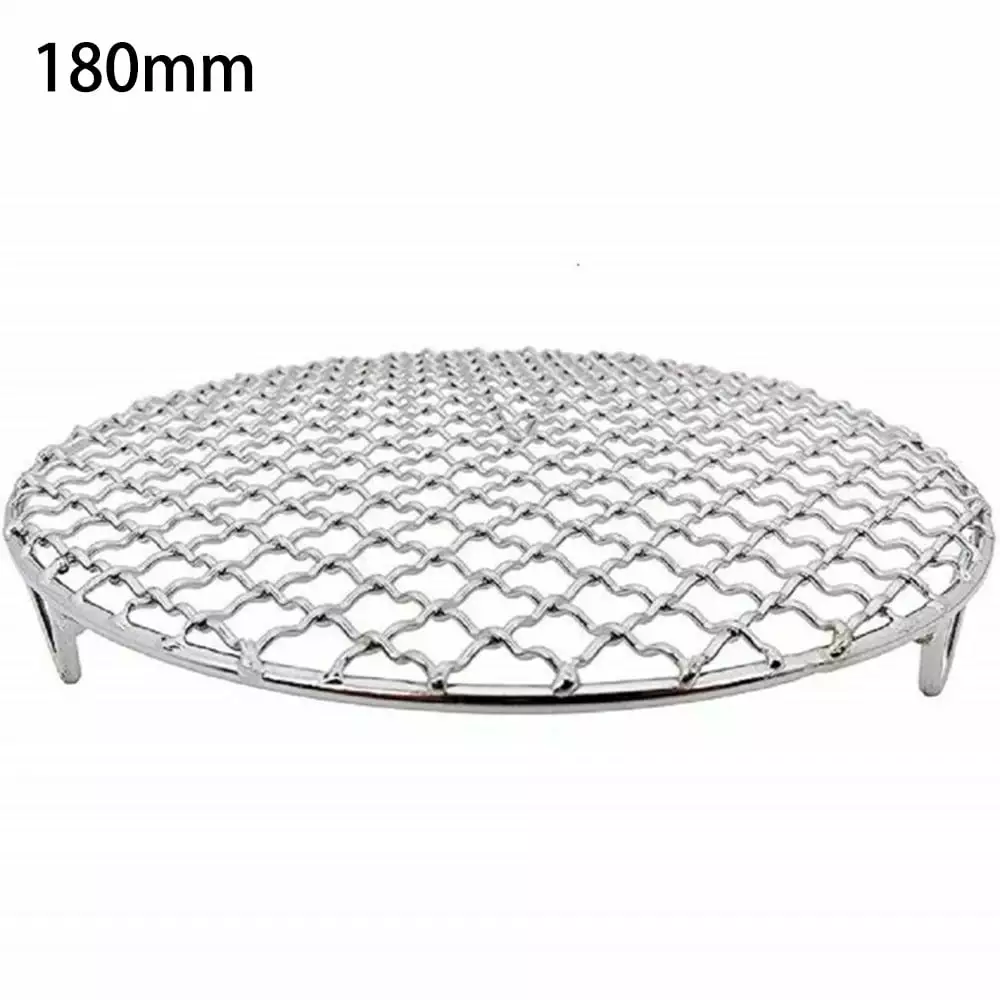 Sufanic 7.2inch Round Cooling Baking Rack Stainless Steel Oven Grill Sheet Barbecue Pizza