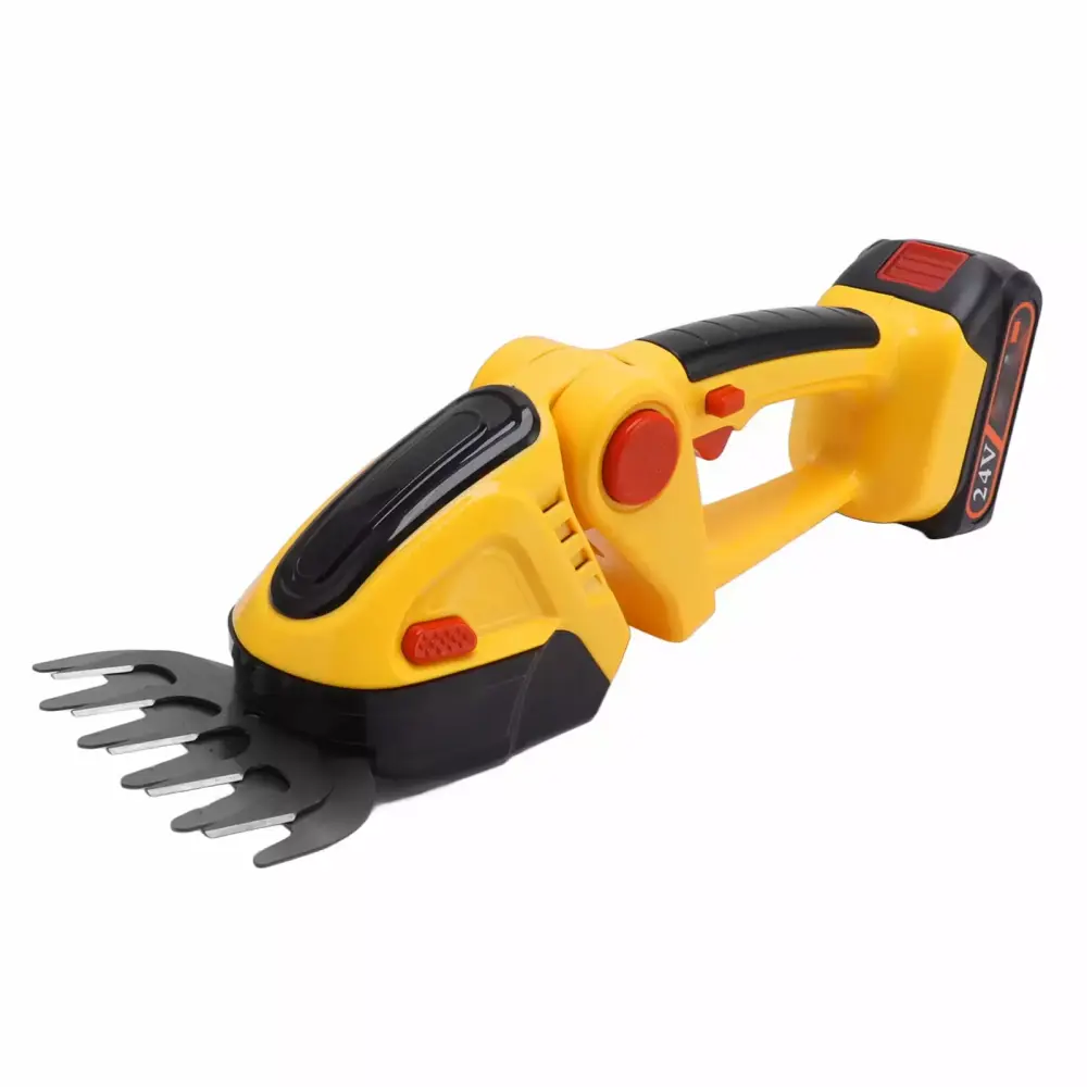 Cordless Grass Shear Handheld Electric Hedge Trimmer Rechargeable Shrubber Garden Us