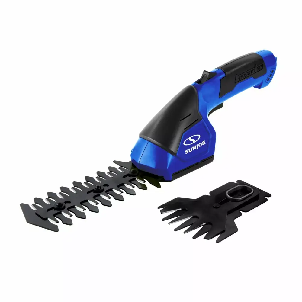 Sun Joe 2--1 Cordless Grass Shear and Hedger 7.2-Volt Blue