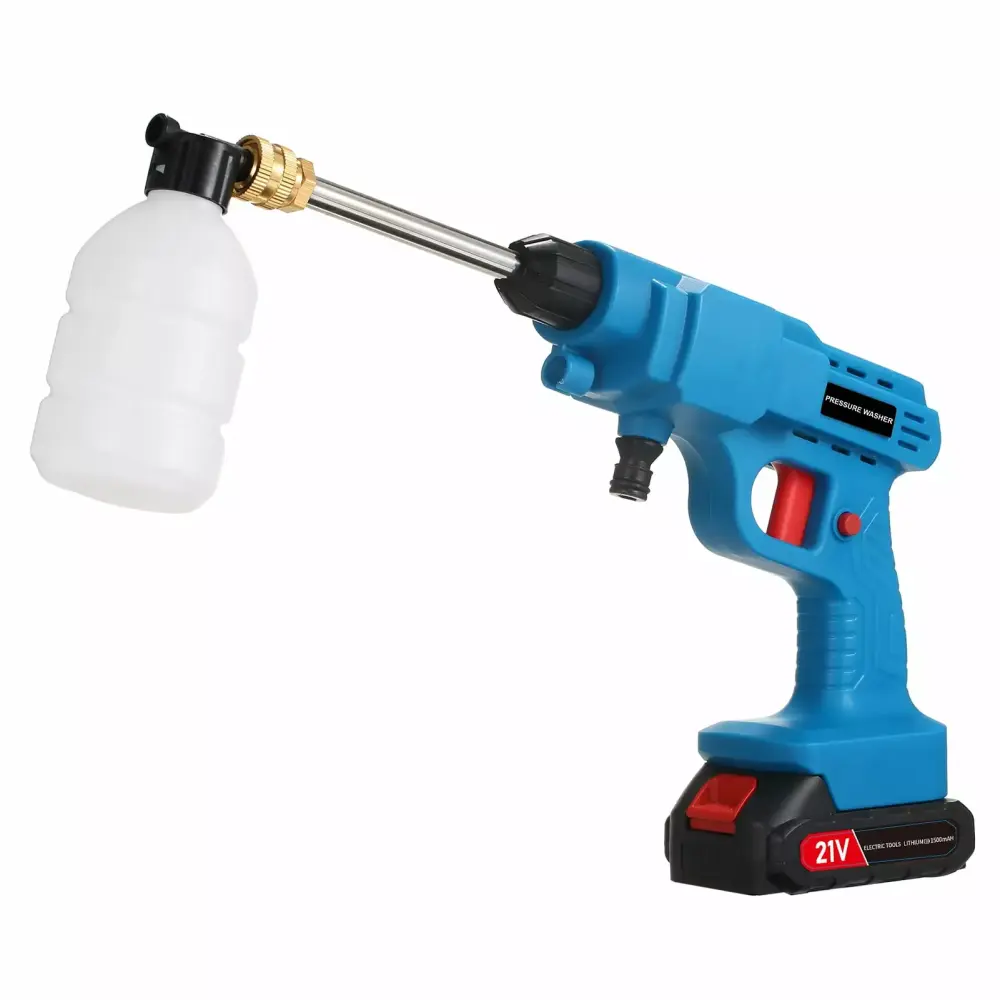 Geevorks High Pressure Washer 30Bar 450PSI 3.0Ah Battery and 2 Spray Nozzles Us