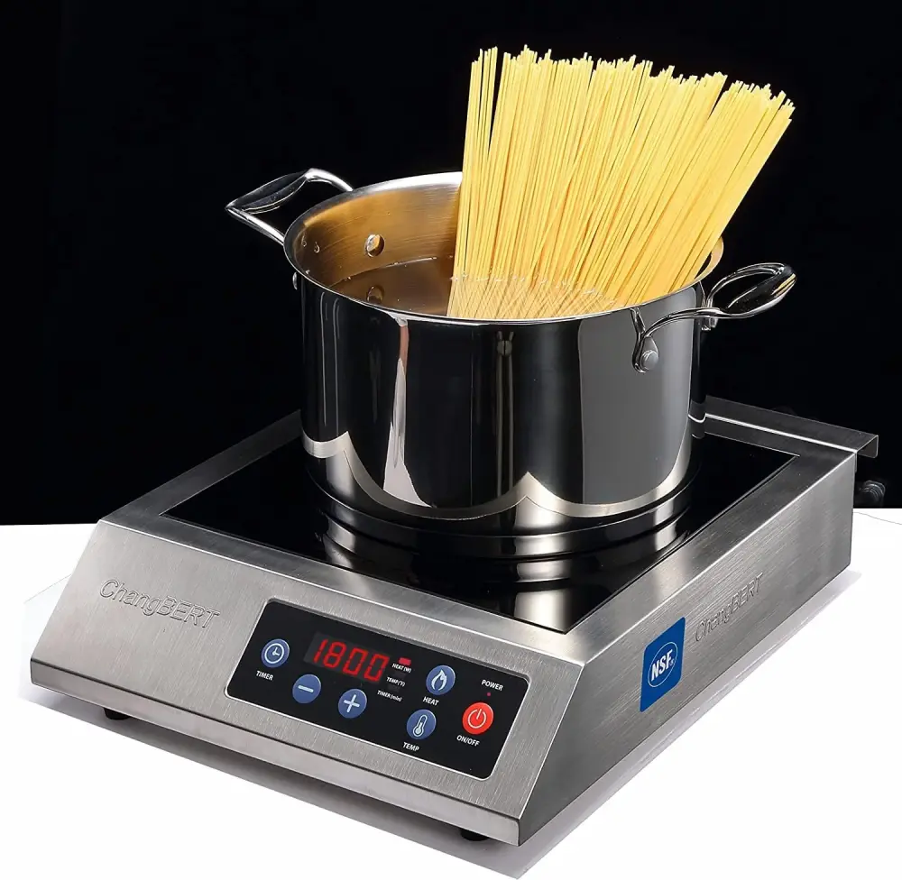 Portable Induction Cooktop 1800W NSF Authenticated Commercial Range Powerful Countertop Burner Pro Chef Professional Hot P...